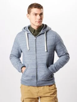 Blend Sweatvesten Met Capuchon Sweatvest North Heren Blauw Gemêleerd -Herenkleding Winkel fbdb4392e0ab6192f34e2d8bd8670249