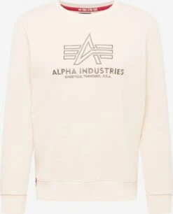 Alpha Industries Sweatshirts Sweatshirt Heren Crème