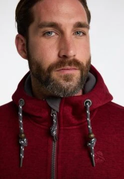 Schmuddelwedda Fleece Jassen Fleece Jas Heren Donkerrood -Herenkleding Winkel ff09764e74c4cd50c36fe7cc1497dc34